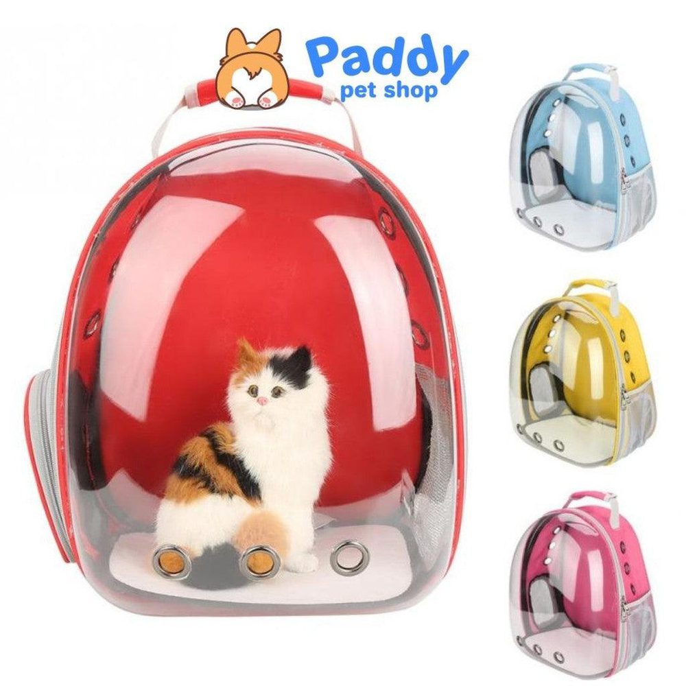 Balo Phi Hành Gia Trong Suốt Vận Chuyển Chó Mèo - Paddy Pet Shop