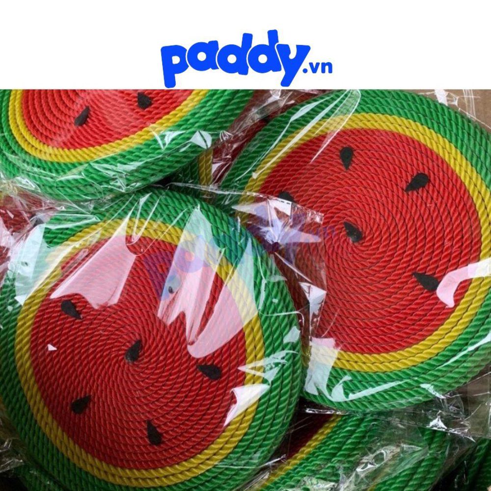 Bàn Cào Móng Mèo Bện Dây Thừng Hình Dưa Hấu 25cm - Paddy Pet Shop