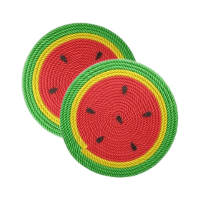 Bàn Cào Móng Mèo Bện Dây Thừng Hình Dưa Hấu 25cm