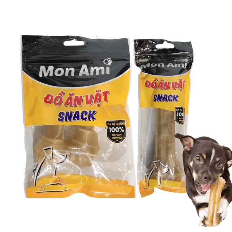Bánh Thưởng Cho Chó Xương Da Bò Mon Ami Nhiều Loại