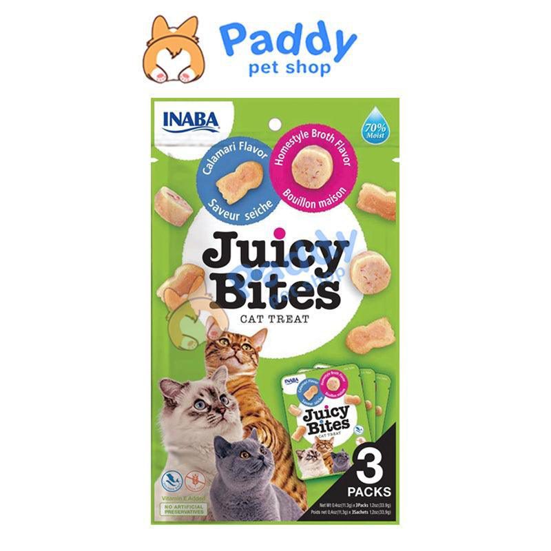 Snack Viên Mềm Cho Mèo Juicy Bites Vị Hải Sản (nhập khẩu Mỹ) - Paddy Pet Shop
