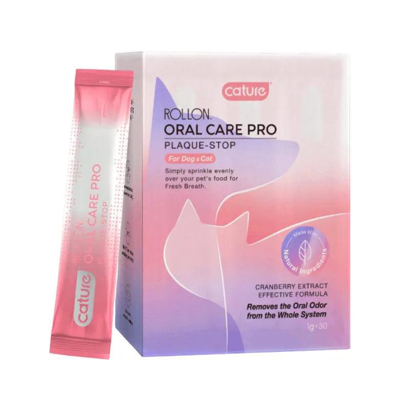 Bột Vệ Sinh Răng Miệng Chó Mèo Trộn Thức Ăn Cature Rollon Oral Care
