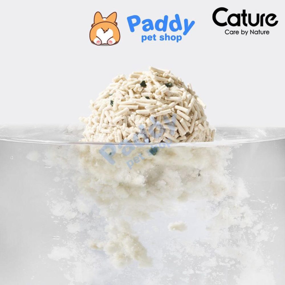 Cát Mèo Đất Sét Mix Đậu Nành Cature Bentonite 2.8kg (7L) - Paddy Pet Shop