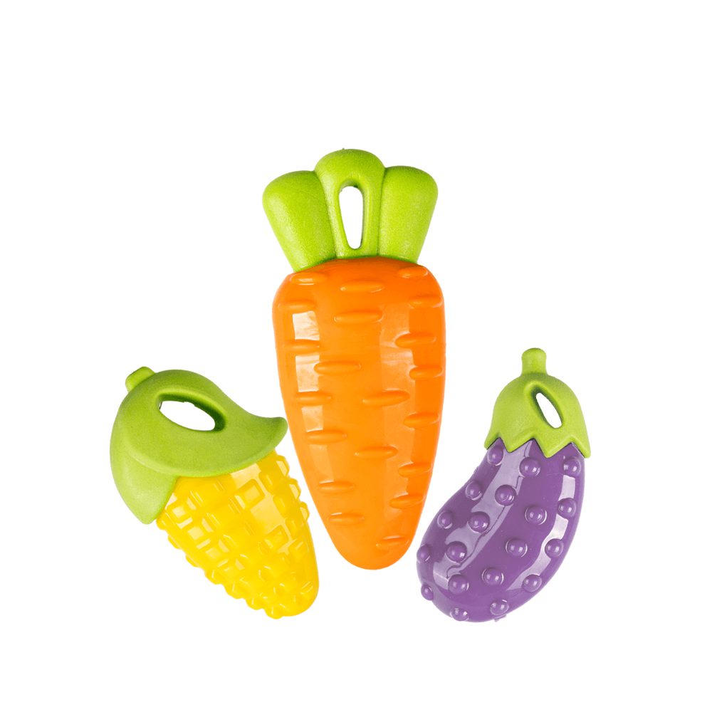 Đồ Chơi Cho Chó Rau Củ Cao Su Veggie Bites FOFOS - Paddy Pet Shop