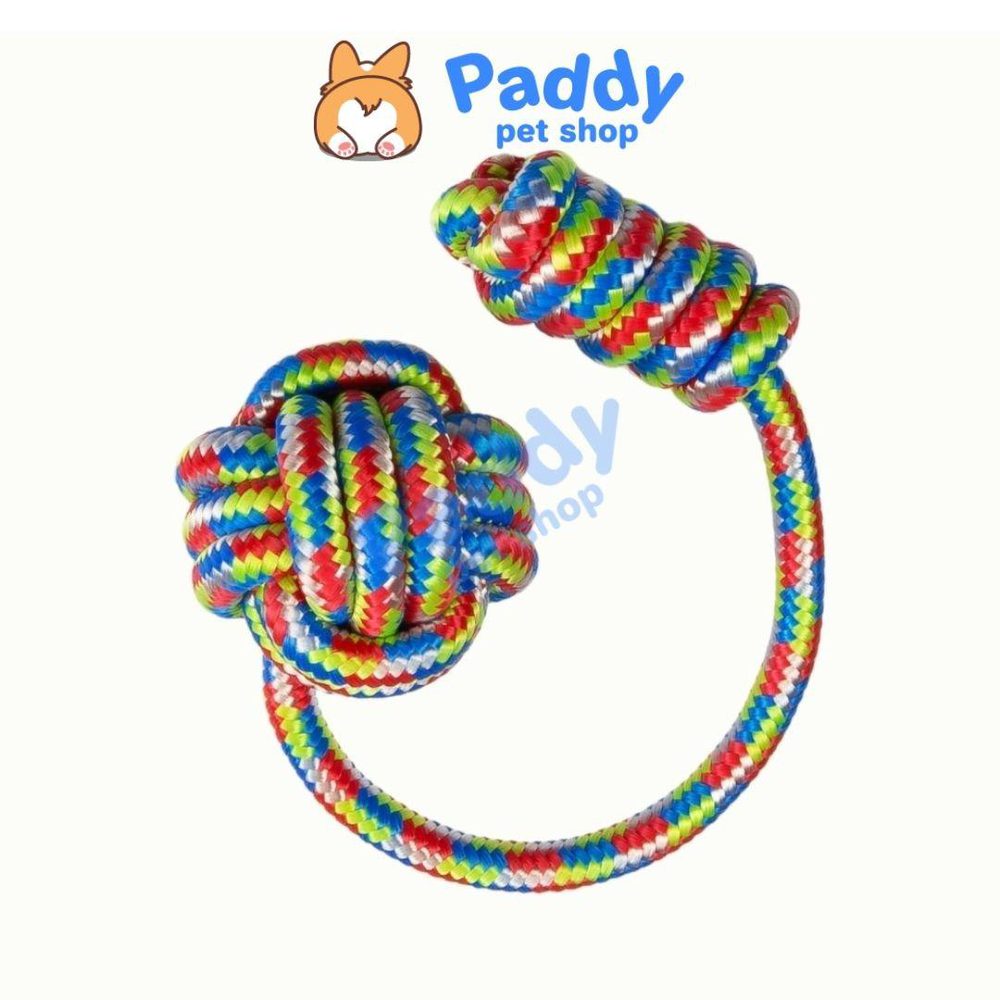 Đồ Chơi Cho Chó Thừng Bện Sắc Màu TPet - Paddy Pet Shop