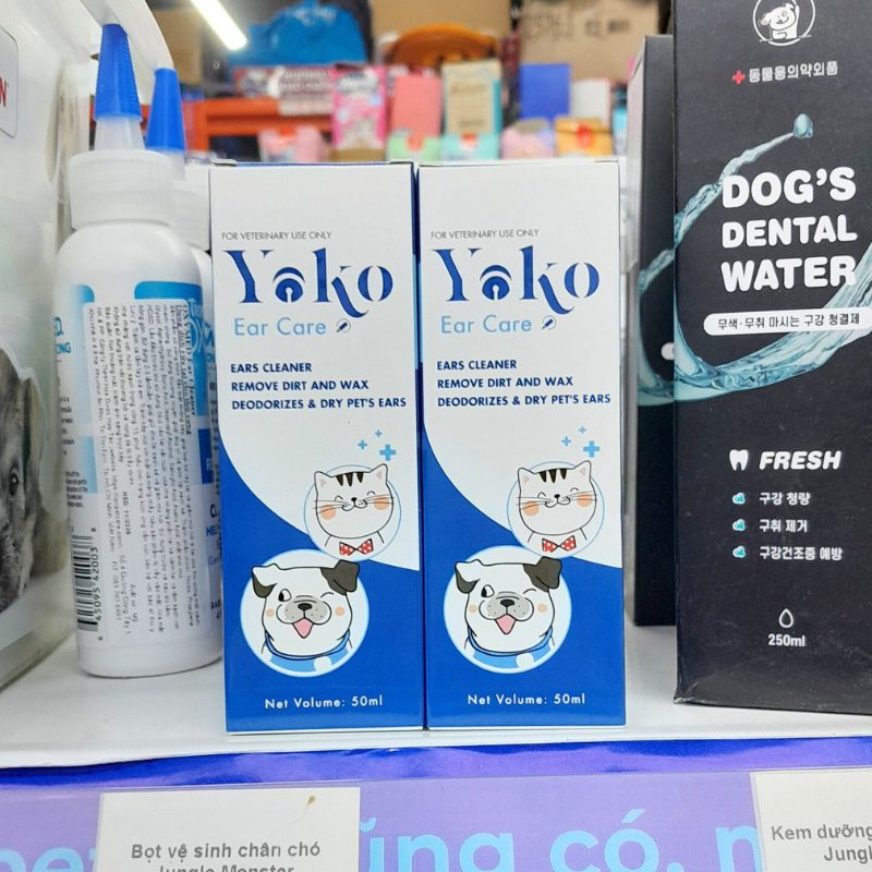 Dung Dịch Vệ Sinh Tai Chó Mèo Yoko 50ml