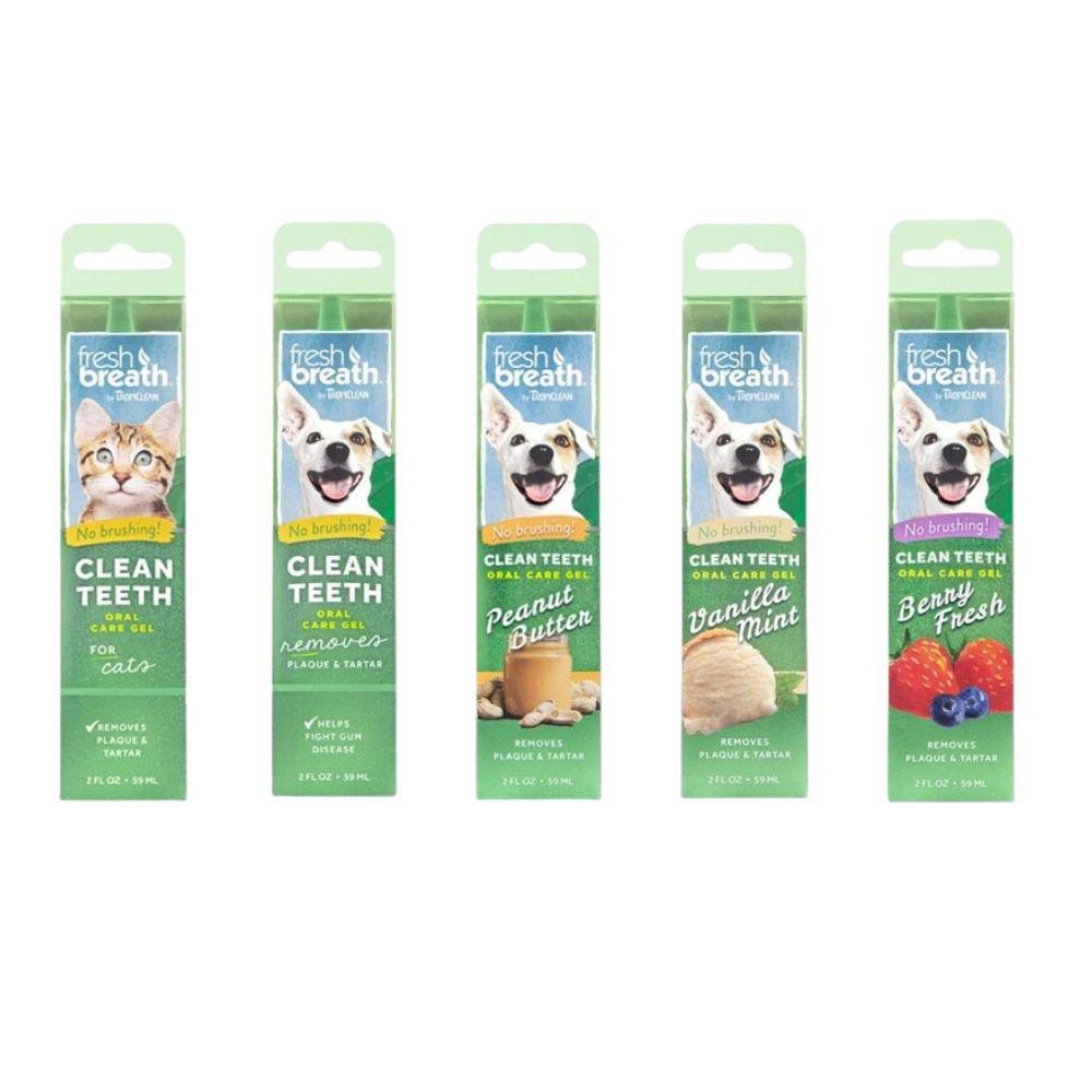 Gel Vệ Sinh Răng Miệng Chó Mèo TropiClean Fresh Breath (Chai lớn 59ml)