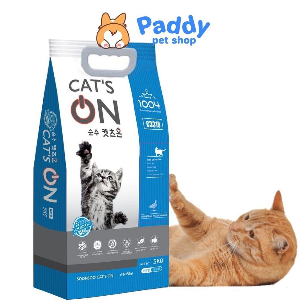 Hạt Cho Mèo Mọi Lứa Tuổi Cats On Hàn Quốc Tiết Kiệm - Paddy Pet Shop
