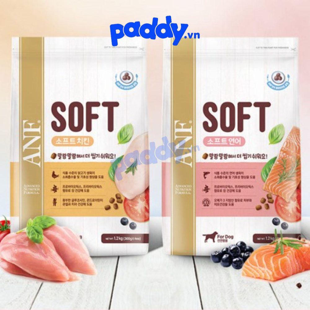 Thức Ăn Hạt Mềm Chó ANF Soft 1.2kg - Paddy Pet Shop