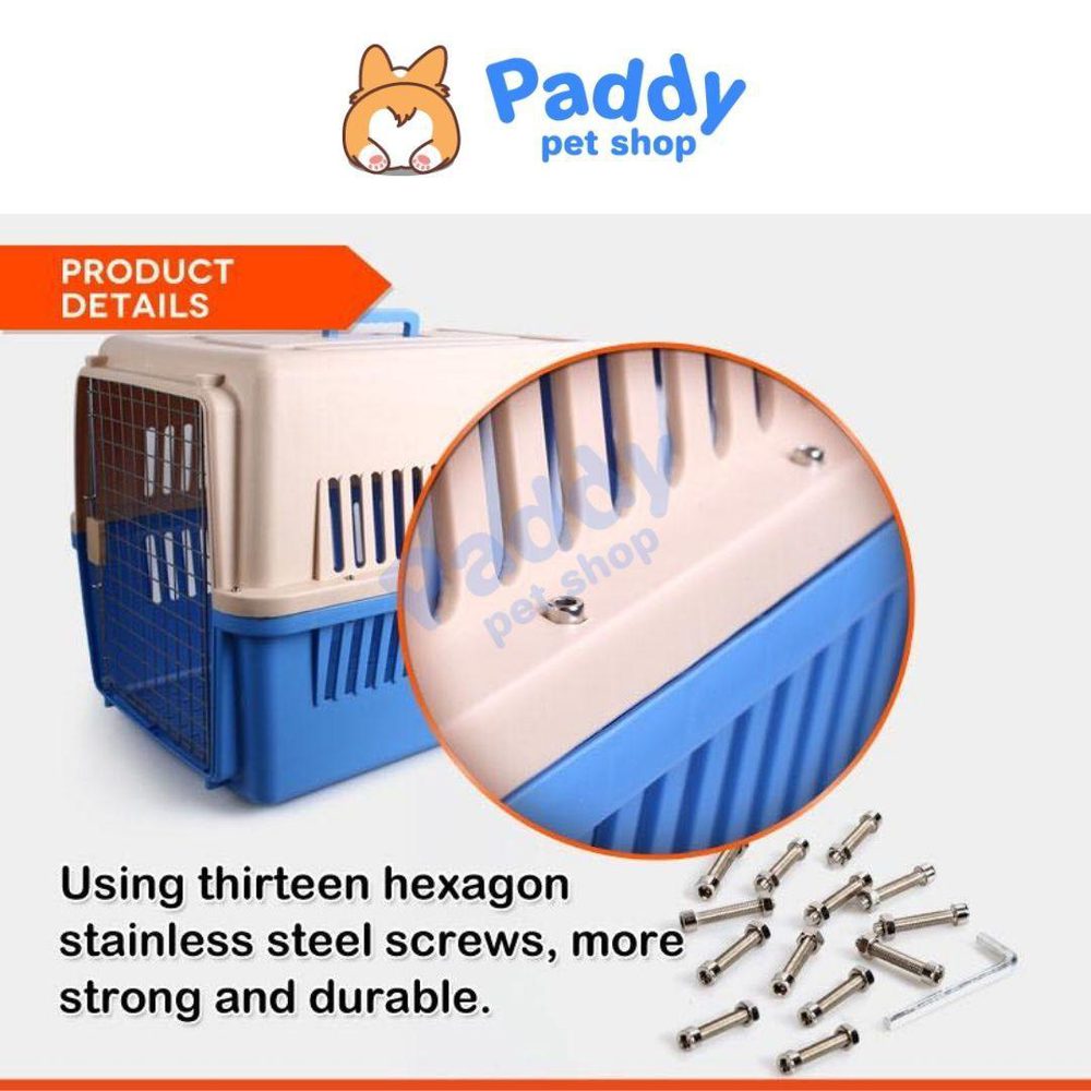 Chuồng Chó Mèo Vận Chuyển Hàng Không - Paddy Pet Shop