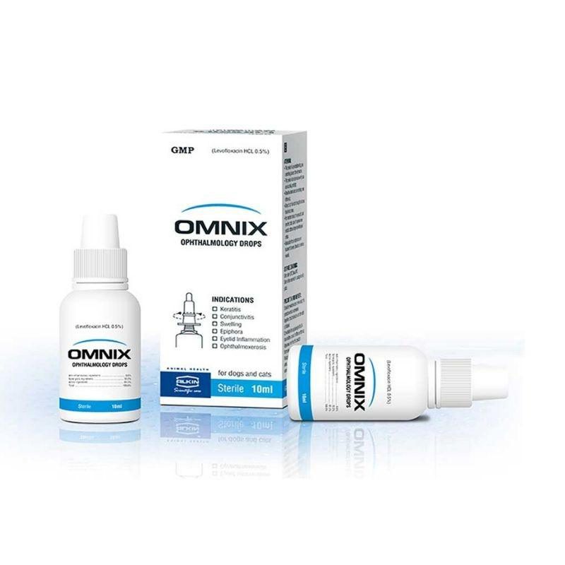 Nhỏ Mắt và Phòng Đau Mắt Alkin Omnix Cho Chó Mèo