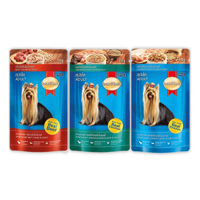Pate Cho Chó Mọi Lứa Tuổi Smartheart Gói 130g