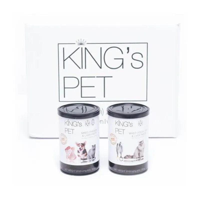 Pate Cho Chó Mèo Mọi Lứa Tuổi Thịt Tươi Kings Pet (Lon 380g)