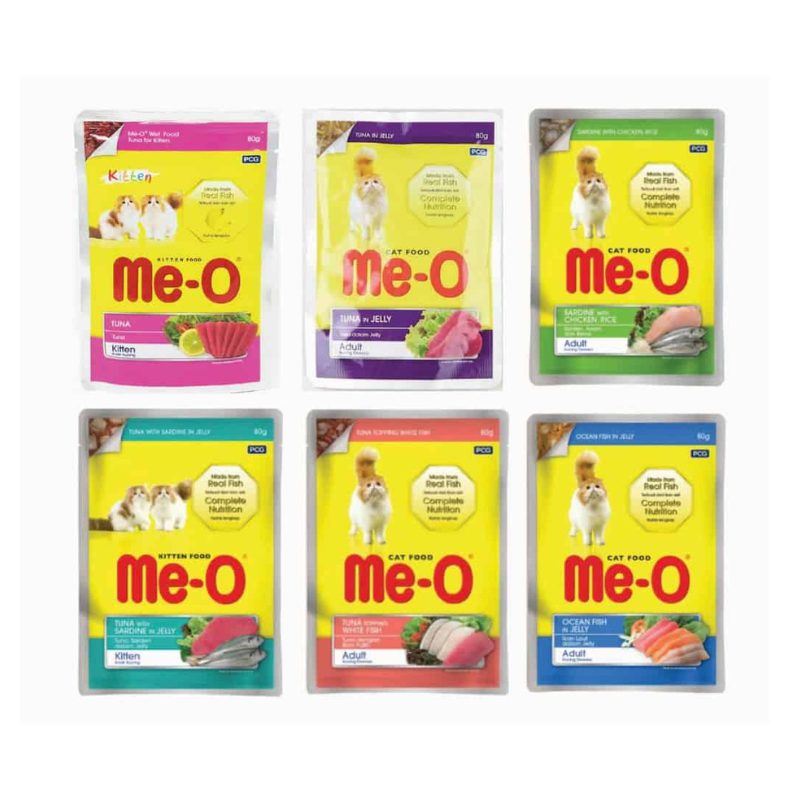 Pate Cho Mèo Me-O Wet Giàu Dinh Dưỡng 80g