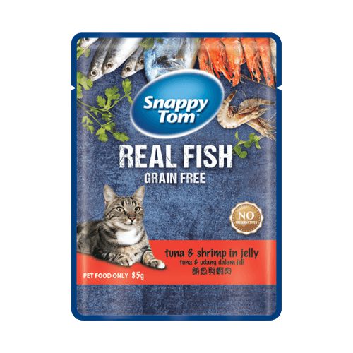 Pate Mèo Snappy Tom Real Fish Nhiều Vị 85g - Paddy Pet Shop
