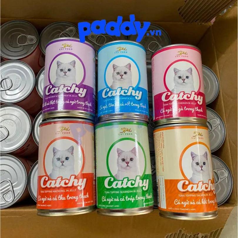 Pate Mèo Catchy Nhiều Vị Lon 400g - Paddy Pet Shop