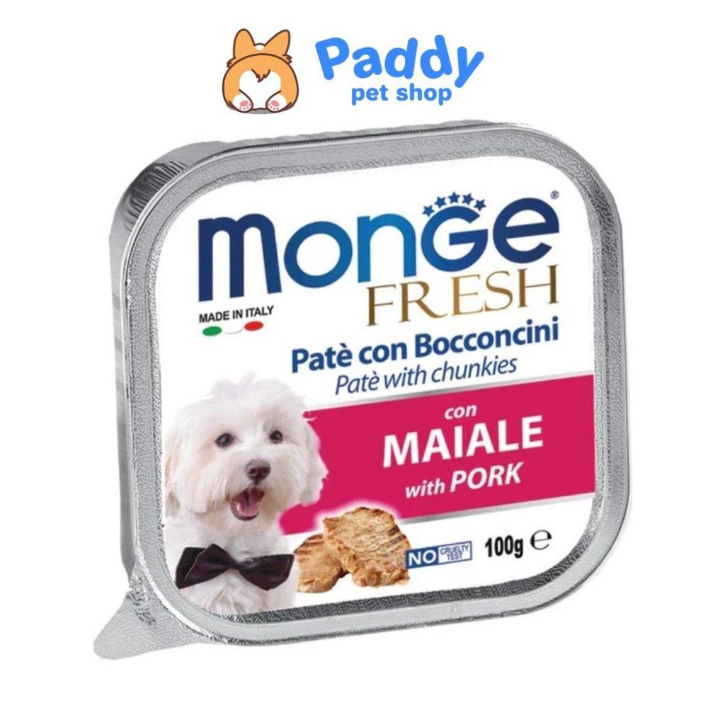 Pate Cho Chó Pate Monge Nhiều Vị 100g (Nhập Khẩu Ý) - Paddy Pet Shop
