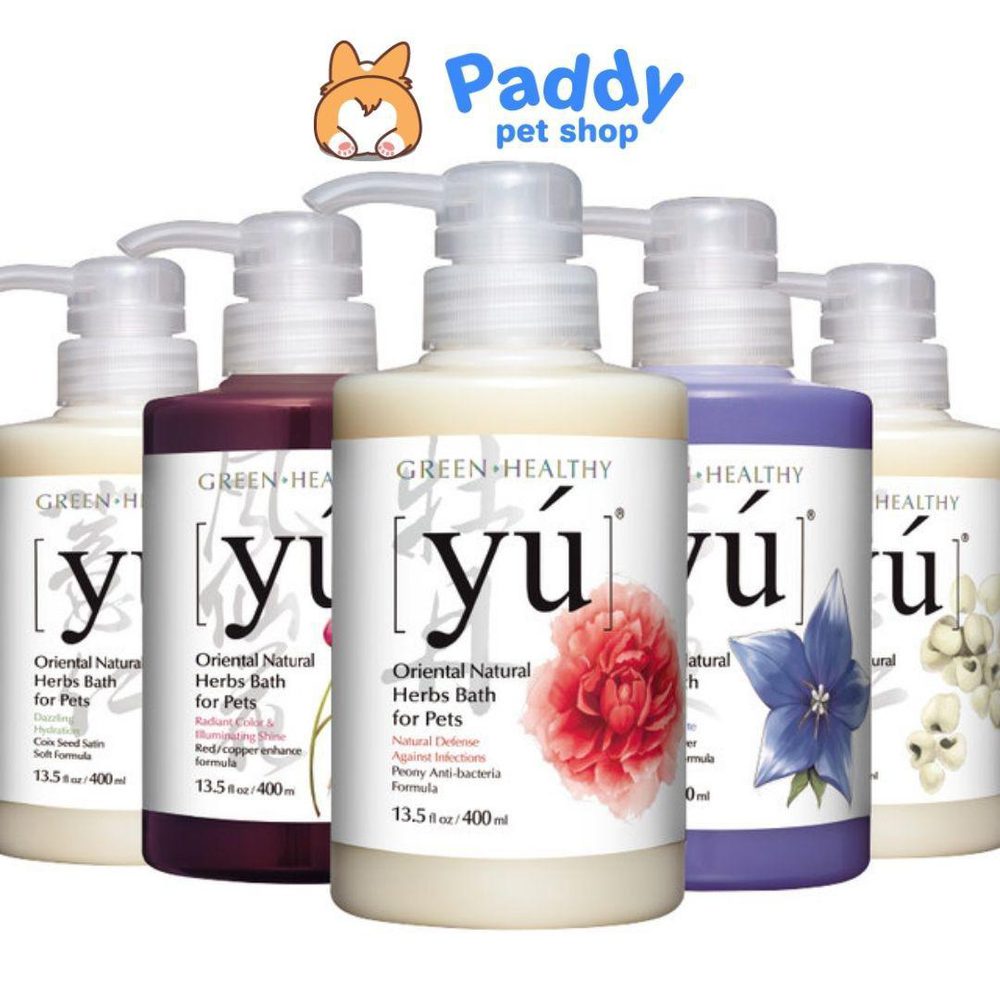 Sữa Tắm Chó Mèo Yu' Siêu Thơm Lưu Hương Bền Lâu 400ml - Paddy Pet Shop