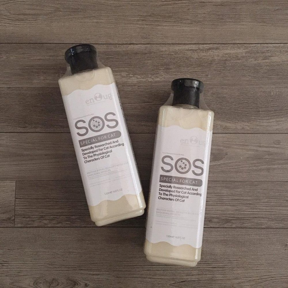 Sữa Tắm SOS Cho Mèo Dưỡng Lông & Khử Mùi 530ml - Paddy Pet Shop