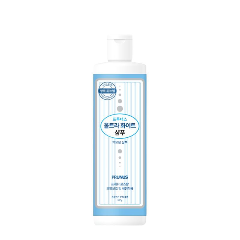 Sữa Tắm Siêu Trắng Lông Chó Mèo Prunus Ultra White 500ml