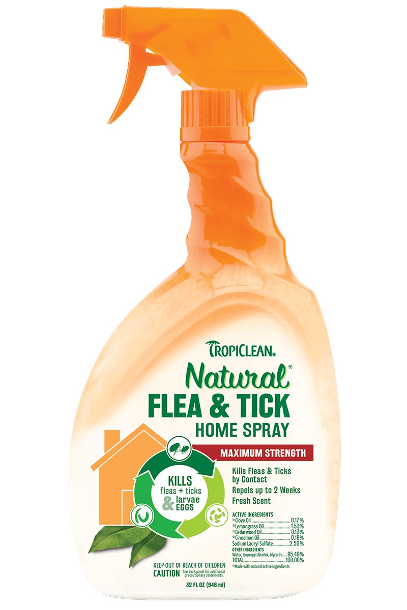 Sữa Tắm & Xịt Trị Ve, Bọ Chét Cho Chó Mèo Tropiclean Natural Flea & Tick (Mỹ) - Paddy Pet Shop