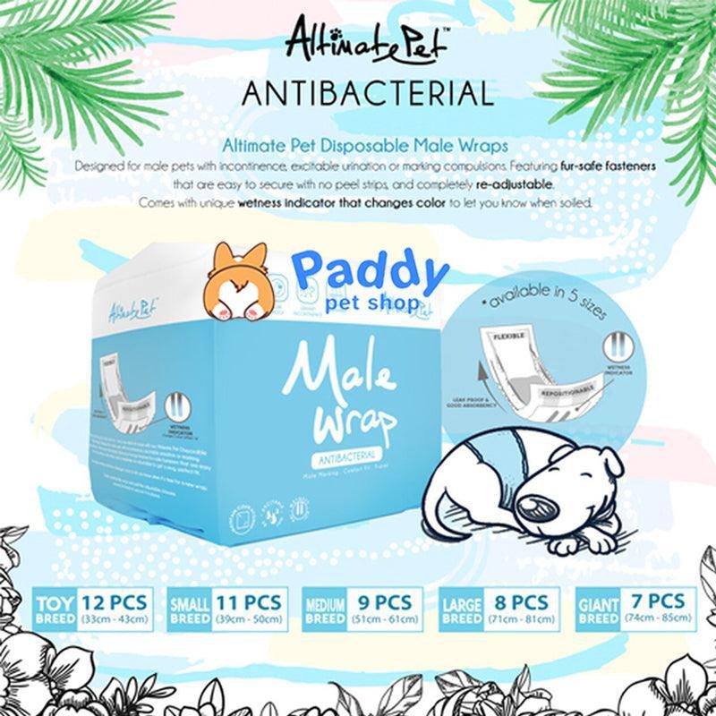 Tã Bỉm Cho Chó Đực Altimate Pet Male Wrap Diaper - Paddy Pet Shop