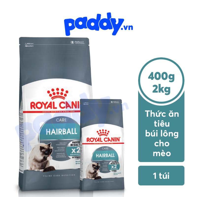 Thức Ăn Hạt Cho Mèo Tiêu Búi Lông Royal Canin Hairball - Paddy Pet Shop