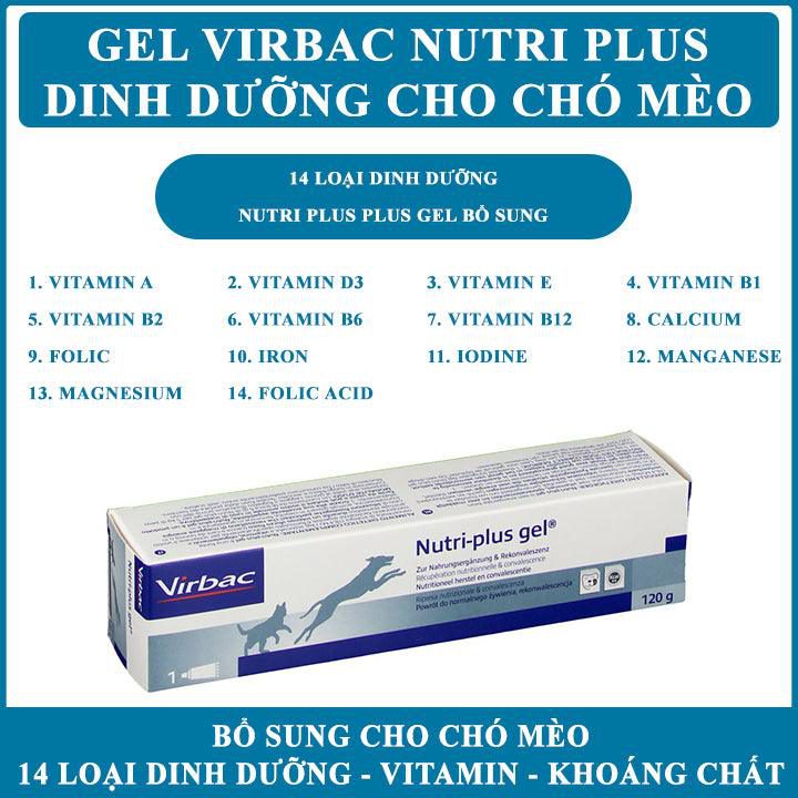 Gel Dinh Dưỡng Cho Chó Mèo Virbac Nutri-Plus 120g - Paddy Pet Shop