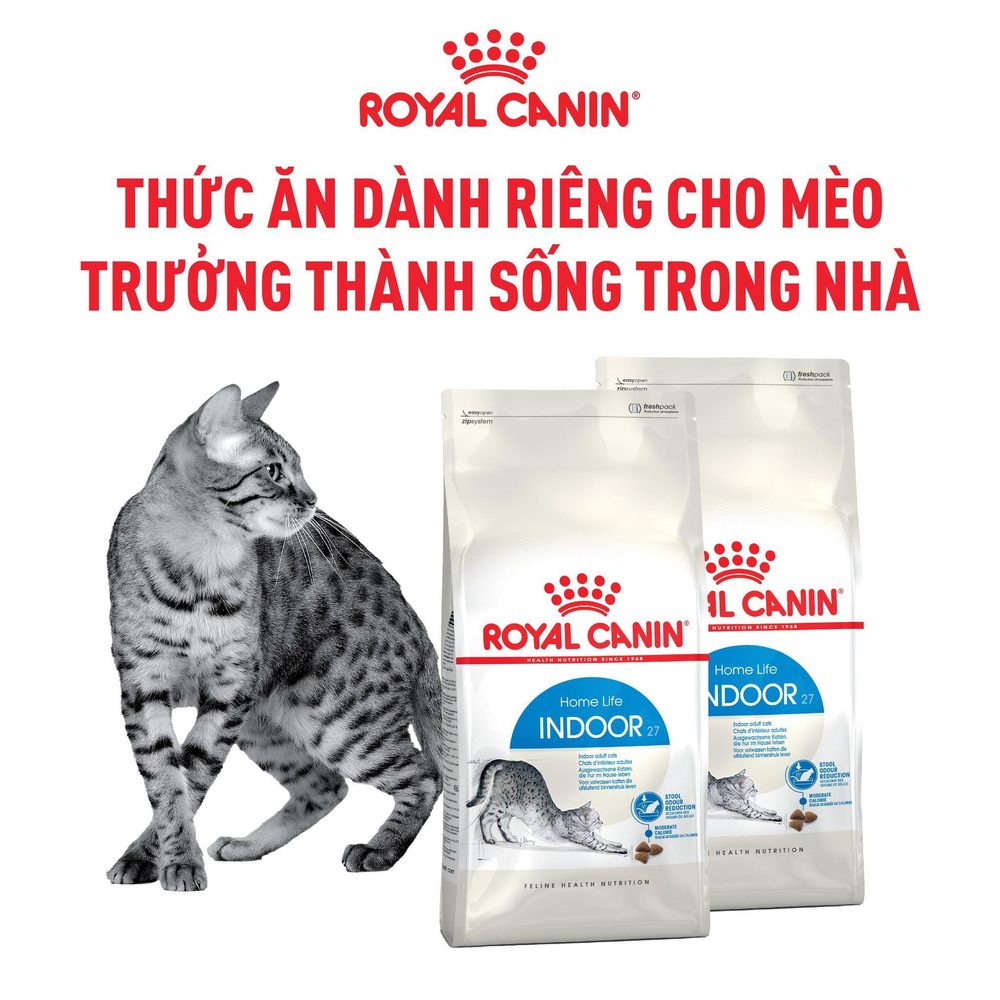 Thức Ăn Hạt Cho Mèo Trưởng Thành Nuôi Trong Nhà Royal Canin Indoor - Paddy Pet Shop