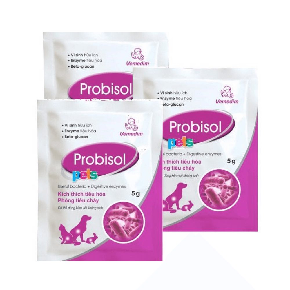 Men Tiêu Hóa Cho Chó Mèo Probisol Pets 5g