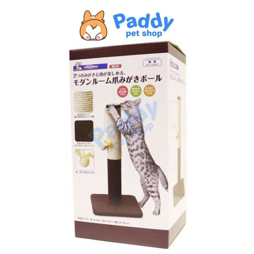 Trụ Cào Móng Mèo CattyMan Đế Vuông - Paddy Pet Shop
