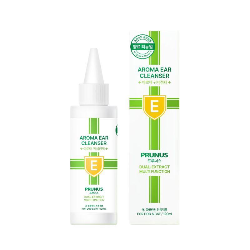 Vệ Sinh Tai Chó Mèo Prunus Aroma Ear Cleaner 120ml (Hàn Quốc)