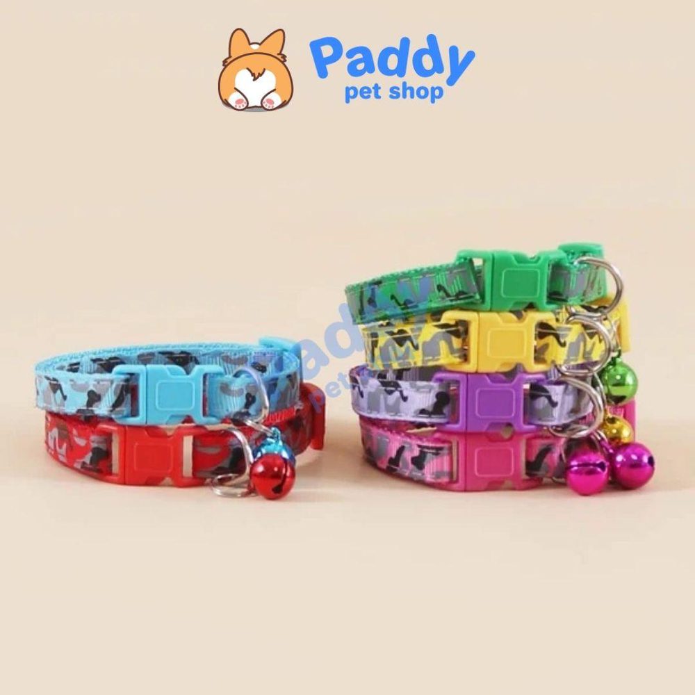 Vòng Cổ Chó Mèo Có Chuông Dày 1cm - Paddy Pet Shop