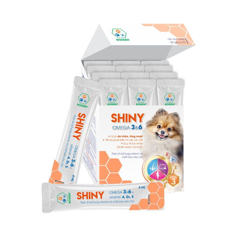 Gel Dưỡng Lông Cho Chó Bossen Bổ Sung Omega 3 Shiny