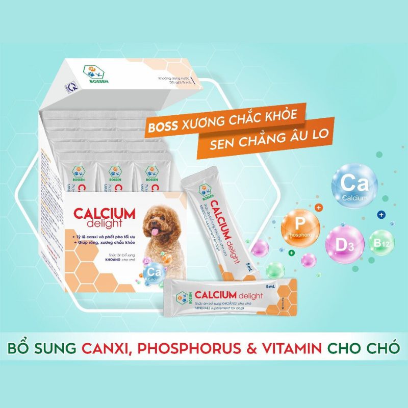 Gel Bổ Sung Canxi Cho Chó Bossen