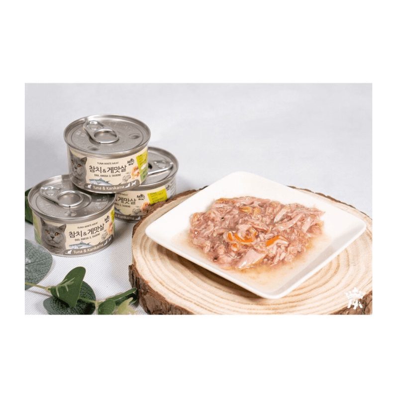 Pate Mèo Meowow Súp Cá Ngừ Trắng Nguyên Miếng (Lon 80g) - Paddy Pet Shop