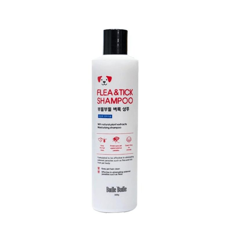 Sữa Tắm Thảo Dược Trị Ve Rận Cho Chó Budle Flea & Tick 300g