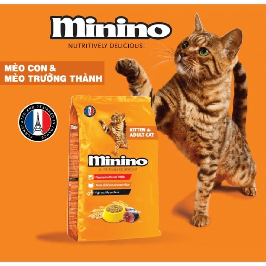 Hạt Cho Mèo Mọi Lứa Tuổi Minino Tuna Vị Cá Ngừ - Paddy Pet Shop