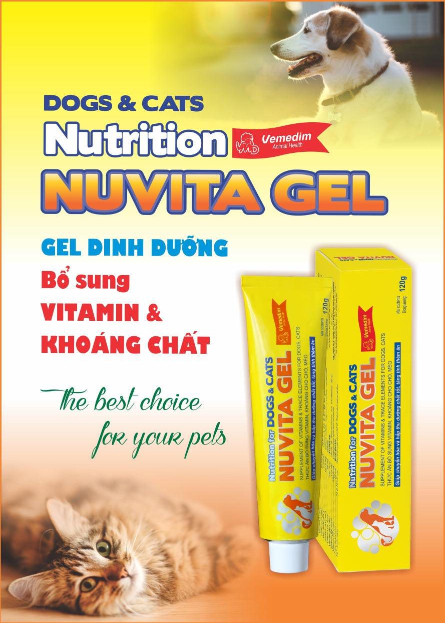 Gel Dinh Dưỡng Nuvita Cho Chó Mèo 120g - Paddy Pet Shop